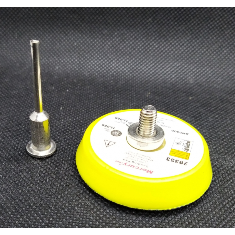 spindel 5 cm. voor handtool 3 mm as